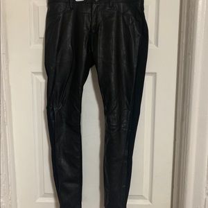 Banana Republic Sloan Size 6 Faux Leather Pants